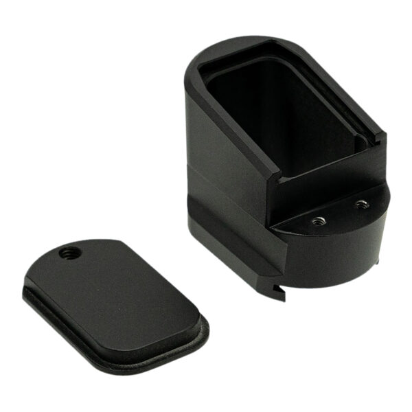Shield Arms MPME5BLK Magazine Extension  5rd Compatible w/ Shield Arms M&P 2.0 Black Anodized Aluminum