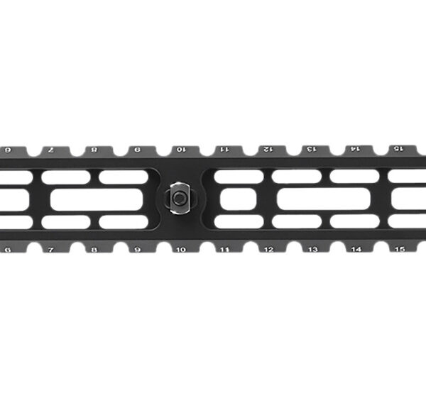 Leapers TLUMA04 ARCA Rail 9 Slot M-LOK  Matte Black Anodized Aluminum 14.20" Long M-LOK Mount