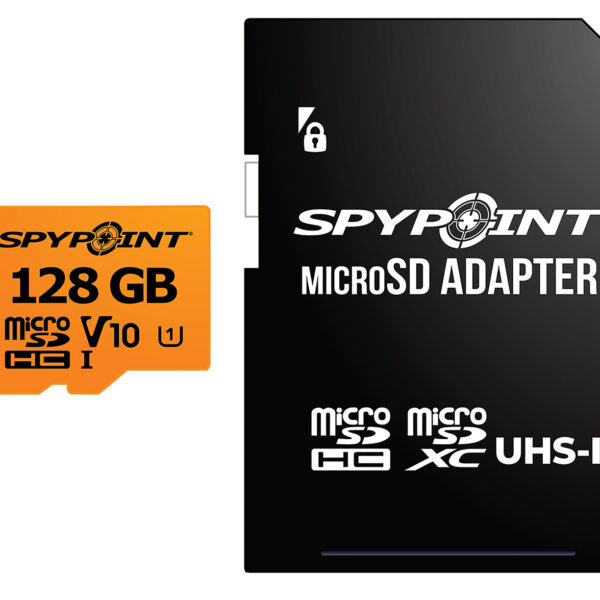 Spypoint 05887 Micro SD Memory Card  Black 128GB Memory