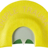 Hunters Specialties HSSTR05901 Premium Flex Triple Trauma Attracts Turkey Species Yellow