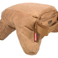 Birchwood Casey BC-BAG-SSEU Steady-Shot Echo Bag Heavyweight Prefilled Tan Wax Canvas Front and Rear Bag