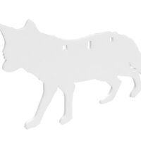 Birchwood Casey BC-47711 Centerfire Silhouette Coyote 3/8" AR500 Steel Target