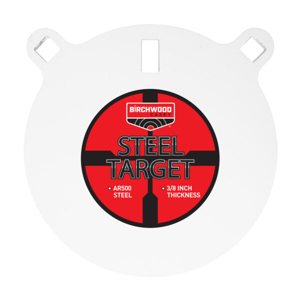 Birchwood Casey BC-RND8-38 Centerfire Target 3/8" AR500 Steel 8" Round Gong