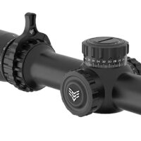 Swampfox Optics THK14241RB Tomahawk II Black 1-4x24mm 30mm Tube BDC Red Reticle