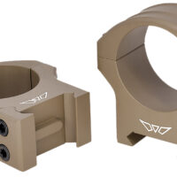 Warne 8520DE HyperLite Dark Earth Cerakote MagnaFusion Alloy 34mm Tube Maxima/Weaver/Picatinny