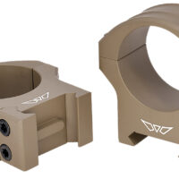 Warne 8521DE HyperLite Dark Earth Cerakote MagnaFusion Alloy 34mm Tube Maxima/Weaver/Picatinny