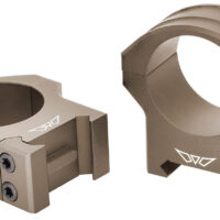 Warne 8502TM HyperLite Matte Black MagnaFusion Alloy 1" Tube High Dovetail MOA Fits Compatible w/ Tikka T3/T3x Factory Dovetail