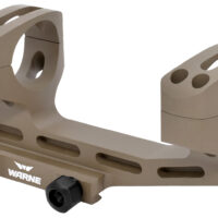 Warne LRSKEL1DE Skeletonized Scope Mount/Ring Combo Extended Dark Earth Aluminum 1" Tube MSR 20 MOA