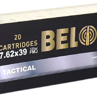 BELOM Ammo Tactical 7.62x39mm 123gr Full Metal Jacket 20 Per Box/24 Case