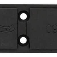 Walther Arms 5136208 Optic Plate Black Steel Fits Walther PDP 2.0