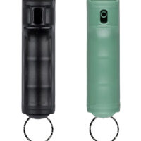 Sabre F15BKSGG04 Pepper Gel UV Dye 25 Bursts Black/Green 2 Pack Includes Snap Clip