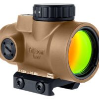 Trijicon 2200347 MRO SD Coyote Tan 1x25mm 2 MOA Green Dot Reticle Low Mount