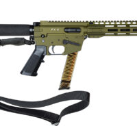 FREEDOM ORDNANCE FX9P10T-ODG FX9 9mm Luger 31+1 10" Black Nitride Stainless Steel Barrel, M-LOK Handguard, Black Anodized Aluminum Picatinny Rail Receiver, OD Green Pistol Tube, AR15 Grip, Right Hand