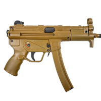 MAC 12750009 5K 9mm Luger 30+1 5.80" Black Phosphate Steel Threaded Barrel, RAL 8000 Optics Ready Receiver/Frame, Ambidextrous