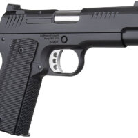 Ed Brown EVOKC9LW 1911 EVO KC Lightweight 9mm Luger 7+1 4" Stainless Bull Barrel, Black Gen4 Serrated Slide, Black Gen4 Carbon Steel Frame w/Beavertail, Black Grips