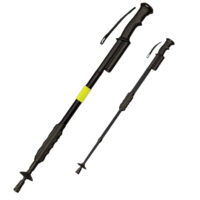 PSP ZAPHSBLK Zap Hike 'N Strike Black Aluminum Includes Removable Reflective Safety Band