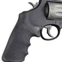 Hogue 19022 Conversion Grip Pistol Grip w/ Finger Grooves Black Overmolded Rubber Fits S&W K/L/N/X/Z Frame