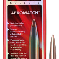 Hornady 30719 Aeromatch 30Cal 175gr Hollow Point Boat Tail 100 Per Box/15 Case