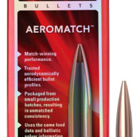 Hornady 26303 Aeromatch 6.5mm 140gr 100 Per Box/15 Case