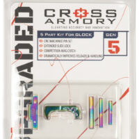 Cross Armory CRG5OKRB 3 Piece Upgrade Kit Glock Gen5 Rainbow Aluminum