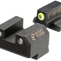 Night Fision CNK029187250YGZG Mete SF Stealth Yellow Tritium Rear Black Frame Fits Canik