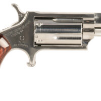North American Arms 22MDLX LDLX 22 Mag 5 Shot 1.13" Polished Stainless Steel, Rosewood Grip, Exposed Hammer