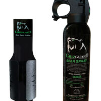 PSP GG1B Bear Spray Range 30ft 7.90oz Black Spray Includes Holster