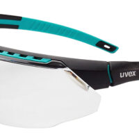 Howard Leight S2880HS Uvex Avatar Clear Lens Hydro Shield/Anti-Fog Teal/Black Frame