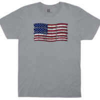 Magpul MAG1180-010 American Flag Charcoal Gray Cotton/Polyester Short Sleeve Small