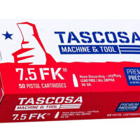 Tascosa Ammunition TMTAMMOF5 7.5FK 95gr Hollow Point 50 Per Box/12 Case