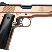 Cnc Firearms CNCELREY Kimber 1911 El Rey Full Size Frame 38 Super 7+1 5" Blue PVD Stainless Steel Barrel, Rose Gold PVD Stainless Steel Serrated Slide & Frame, Black Kirinite Presentation Grip