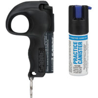 Sabre PBBKOCSTU04 Quick Grip Pepper Spray Range 12ft 0.54oz Black Canister
