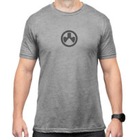 Magpul MAG1115-041-S Go Bang Parts Stone Gray Heather Cotton/Polyester Short Sleeve Small