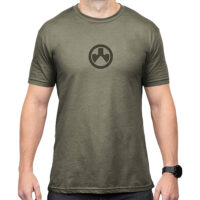 Magpul MAG1115-317-L Icon Logo Olive Drab Heather Cotton/Polyester Short Sleeve Large