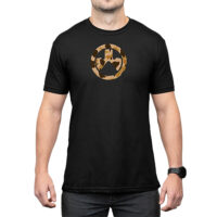 Magpul MAG1527-001-S Raider Camo Icon CVC Black Cotton/Polyester Short Sleeve Small