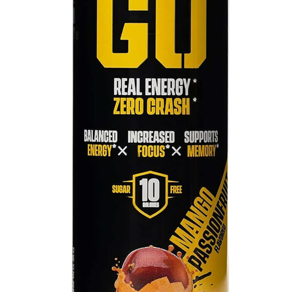 Jocko Fuel 29046 Mango Passionfruit Energy Drinks 12oz 12Pack