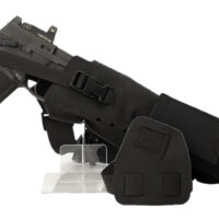 Cole-tac VWX102 Varmint Wrangler XL Pistol Holder Chest Black Left Hand