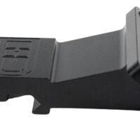 C&H Precision PR45HOLOK Picatinny Mount Red Dot Optic Mount Black Aluminum Compatible w/ Holosun 407K/507K