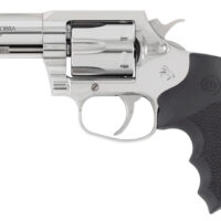 Colt Mfg KCOBRASB3RBB King Cobra 357 Mag 6rd Shot 3" Stainless Steel Barrel, Cylinder & Frame, Black Hogue Overmolded Grip, Exposed Hammer