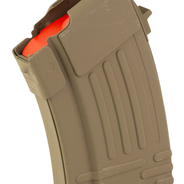 Global Ordnance LLC 810091157398   10rd Fully Ribbed 7.62x39mm Fits AK-47 FDE Steel