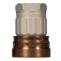 Q LLC ACCE9MOUNTTRILUGCLEAR Erect9r Three-Way Mount 9mm Aluminum/Stainless Steel Clear Hardcoat Anodized Tan