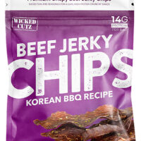 Wicked Cutz WCBC01KB Korean BBQ Beef Jerky Chips 8 Pack