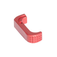 Timber Creek Outdoors GL43XEMRR Glock 43X Extended Magazine Release Anodized Red Aluminum