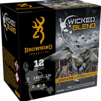 Browning Ammo B193431232 Wicked Blend 12Gauge 3" 1 1/4oz 2/4BI Shot 25 Per Box/10 Case