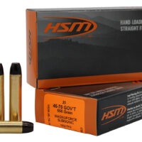 HSM 457016N 45-70Gov 550gr Hard Cast Long Flat Nose 20 Per Box/25 Case