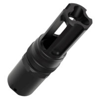 Liberty Precision Machine LPM-2007 Eclipse Pin & Weld Flash Hider Black Stainless Steel 1/2"x28 Threads 3.05"