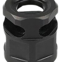 Armaspec ARM4521-BLK Micro Compensator Pawn Black QPQ Nitride Stainless Steel 1/2"x28 Threads