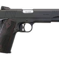 T R Imports 191145BLACK 1911 45 ACP 7+1 Overall Black, Black Polymer Grip