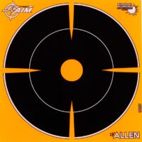 Allen 15255 EZ Aim Splash Adhesive Target Black/Orange Paper 12PK