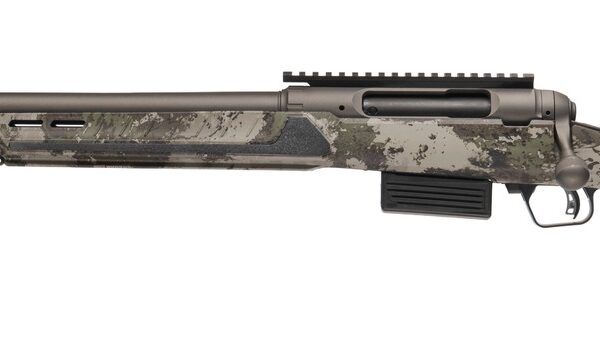 Savage Arms 32806 220 Harvester Full Size 20 Gauge Bolt 2rd 22" Slug Barrel, AccuStock w/AccuFit V2 Savage Woodland Camo Synthetic Stock, Left Hand